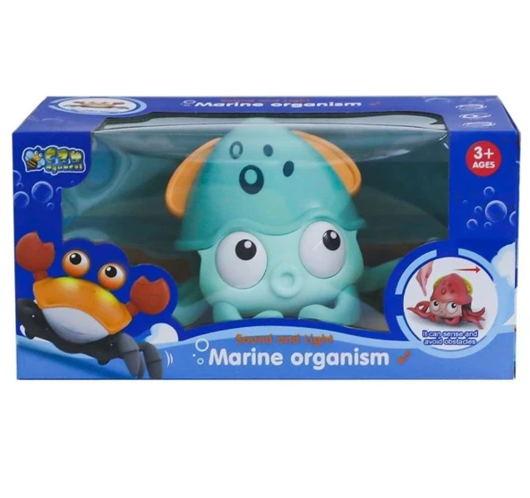 Can Oyuncak Sesli Ve Işıklı Sensörlü Şarjlı Yengeç Qc-1y