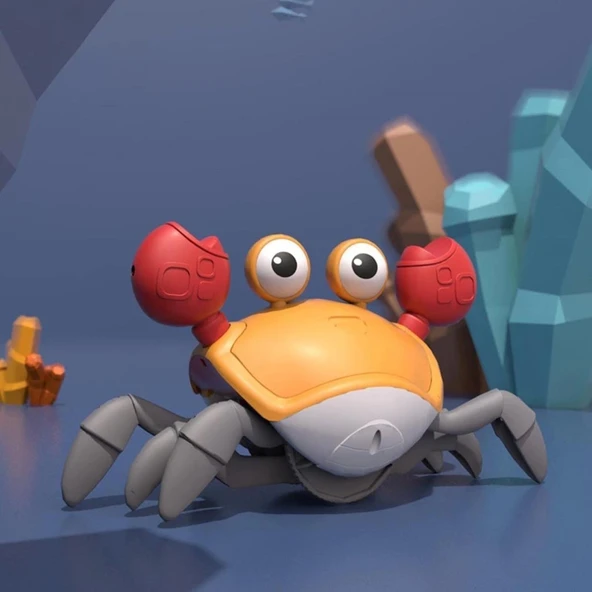 Can Oyuncak Sesli Ve Işıklı Sensörlü Şarjlı Yengeç Qc-1y - 2