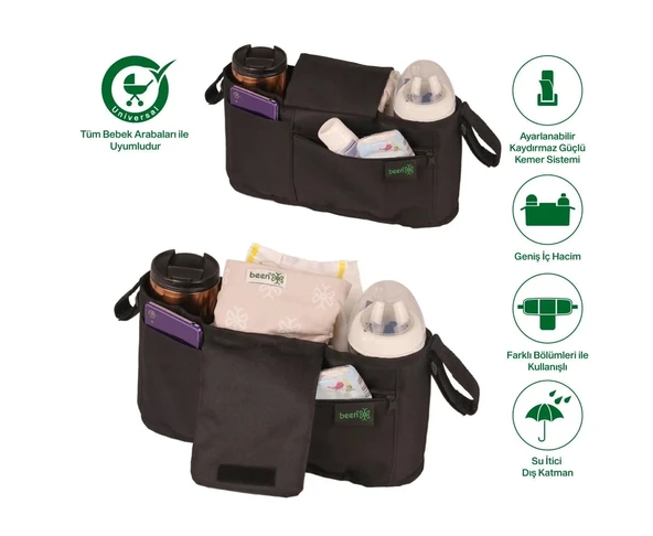Been Bebek Arabası Organizer Çanta - 3