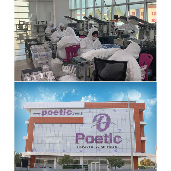 Poetic Naturel Tip 2R Cerrahi Maske Mavi 100 Adet Maske - 10'lu Poşet - 6