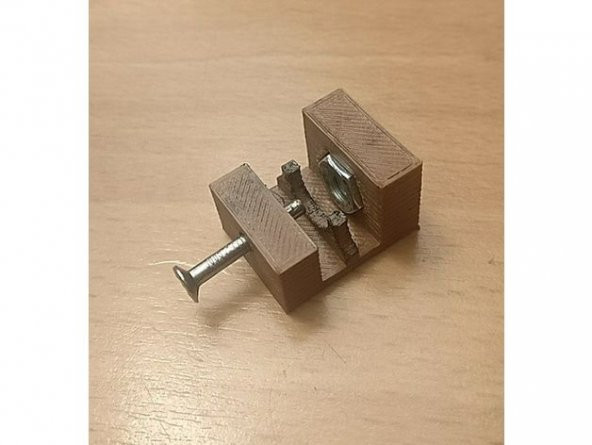 Zincir Pin Çıkartma (26x26x15mm) 3D Baskı - 1