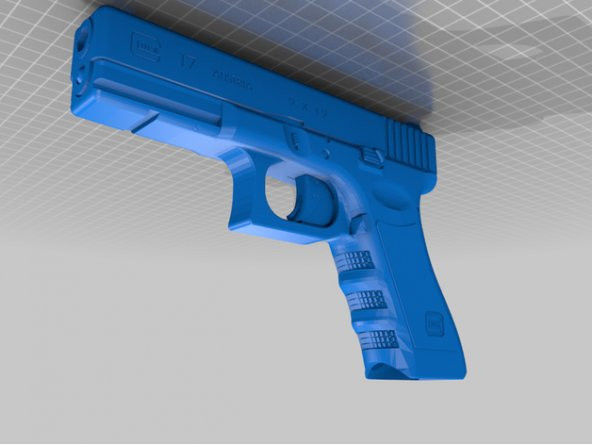 G17 Silah (33x128x203mm) 3D Baskı