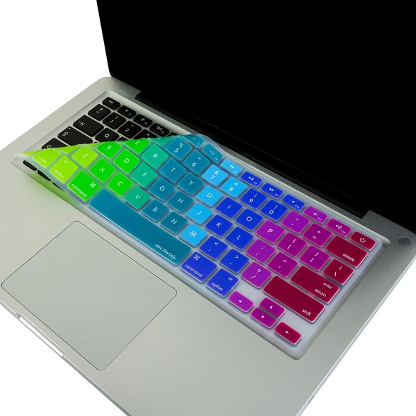 Macbook Klavye Koruyucu Air Pro için (US-ABD İngilizce) Dazzle (Eski USB'li Model 2008-2017) ile Uyumlu ürün görseli 1