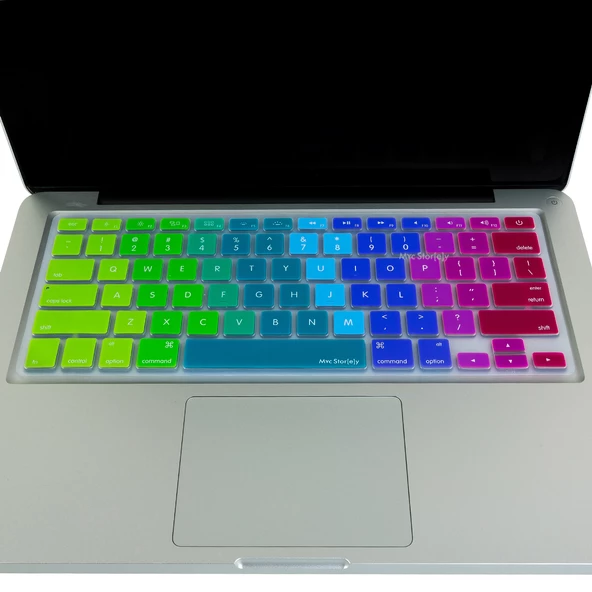 Macbook Klavye Koruyucu Air Pro için (US-ABD İngilizce) Dazzle (Eski USB'li Model 2008-2017) ile Uyumlu - 3
