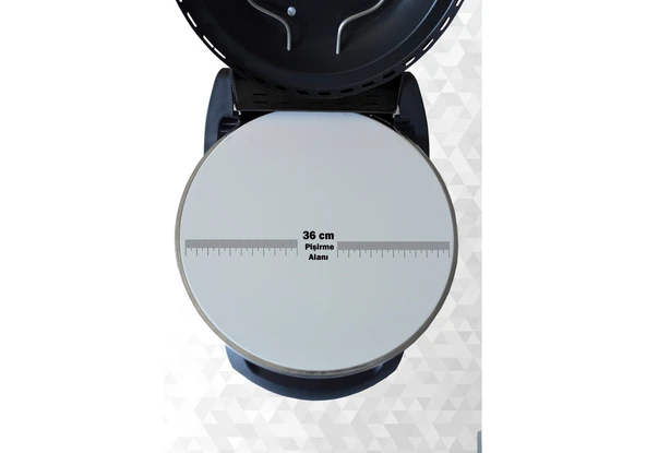 Erato Taşfırınım Pizza Makinesi, Lahmacun Makinesi Doğal Taş Fırın - Timer - 400 C. - 3