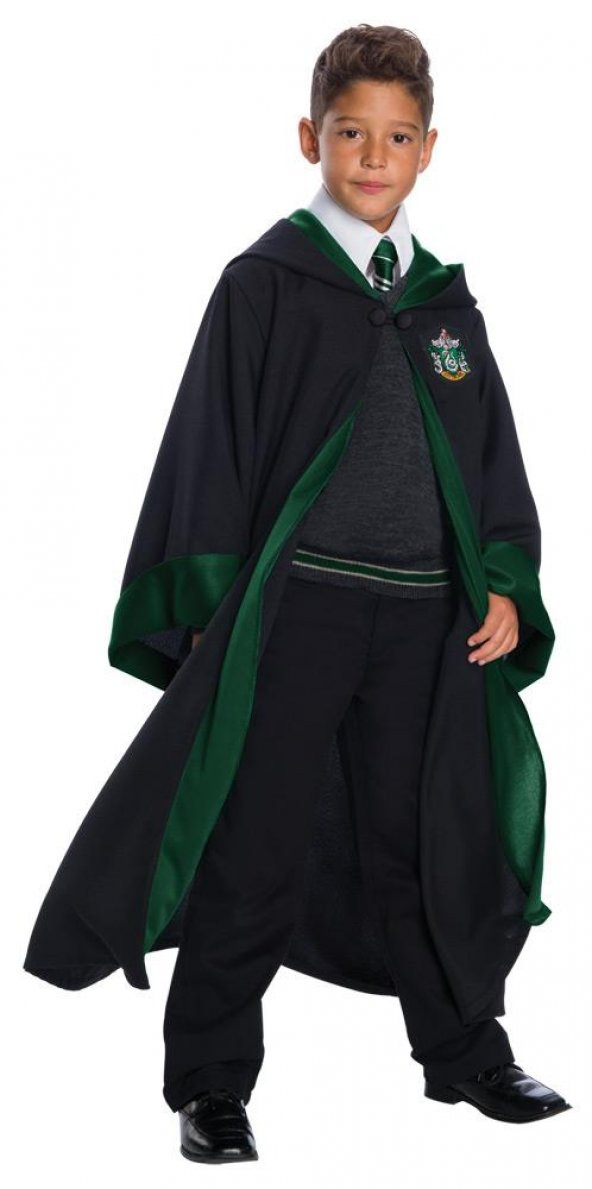 Harry Potter Slytherin Çocuk Cübbesi