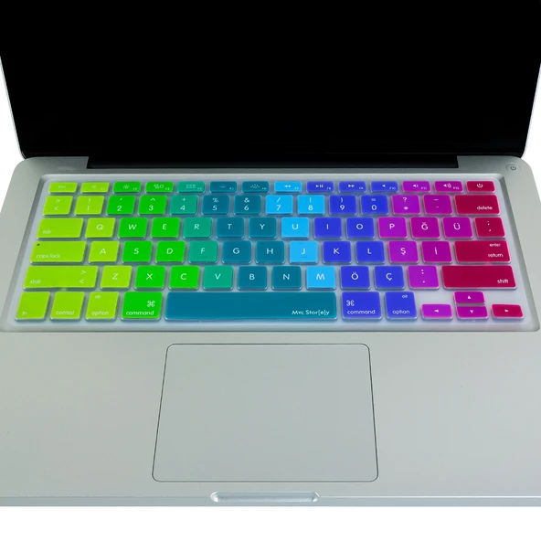 Macbook Klavye Air Pro Koruyucu Dazzle (US to TR) (Eski USB'li Model 2008/2017) ile Uyumlu - Resim 2