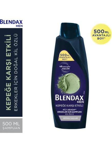 Blendax Men Kepeğe Karşı Etkili 4ü1 Arada Şampuan 500 ml - 2