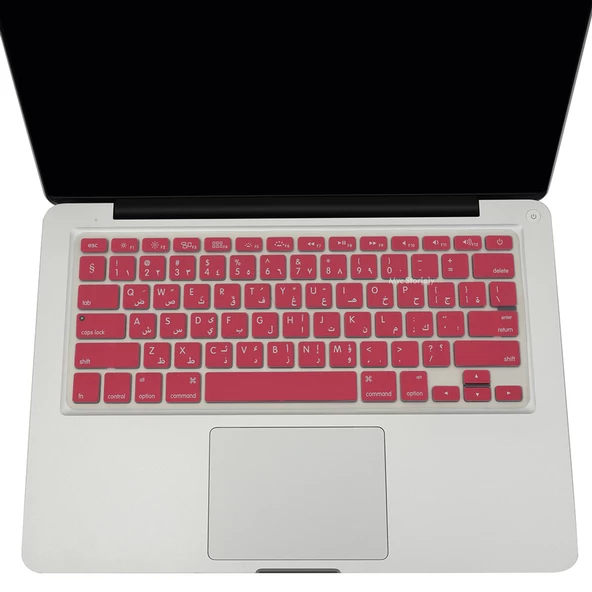 Arapça Klavye Macbook Air Pro Klavye Koruyucu UStip (ESKİ USB'Lİ MODEL 2008/2017) ile Uyumlu - 7