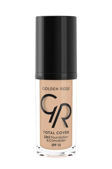 Golden Rose Total Cover Fondöten ve Kapatıcı No:5 30 ml