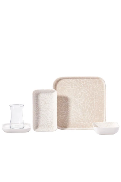 Korkmaz Plaza Collection 25 Parça Kahvaltı Takımı