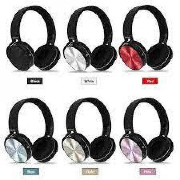 TWS Wıreless Bluetooth Kulak Üstü Kulaklık (JBL 950BT MODELİ) Sporcu Mikrofonlu FM Radyo KIRMIZI - 4