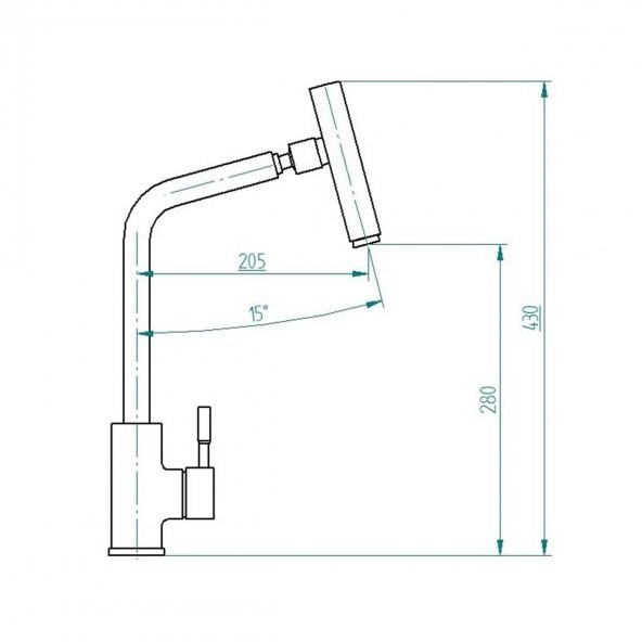 Venezia Siyah Oynar Başlıklı Mafsallı Mutfak Evye Eviye Bataryası - 2