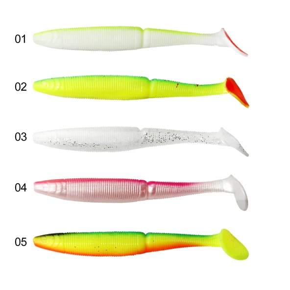 Mutant 3536 Nikko Soft 11.5cm Levrek Silikonu 5li Paket Suni Yem  02
