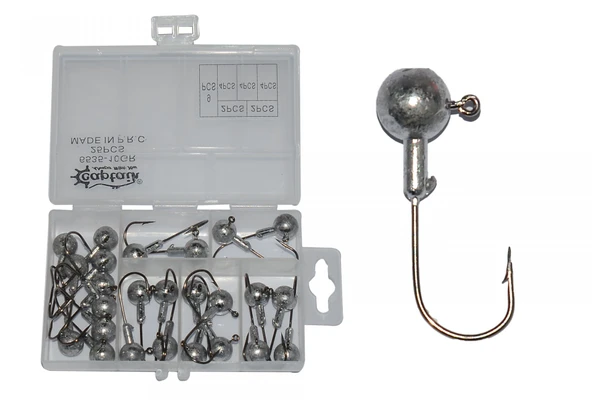 Captain 6435 Compact Eco Kutulu Jig Head Seti  12 gr-22Ad
