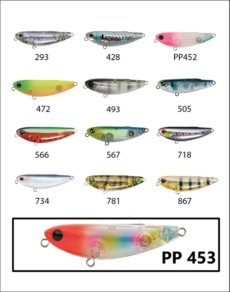 Zipbaits Fakie Dog 50mm WDT Su Üstü 5gr LRF Sahtesi  453
