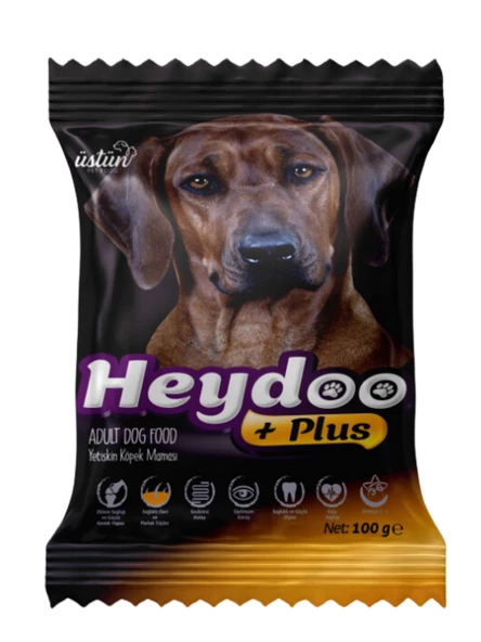 HEYDOO PLUS YETİŞKİN KÖPEK MAMASI 100 GRAM (12 ADET)