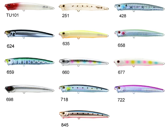 Zipbaits Skinny Pop Floating 130mm Su Üstü Popper 24gr Maket Balık  428