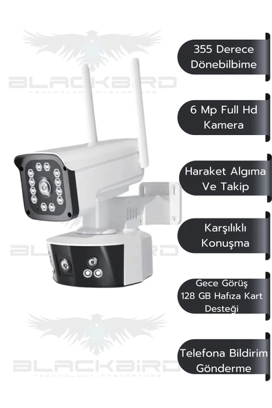 Okam-3032 6 Mp Dual Lens Wifi Ptz Kamera