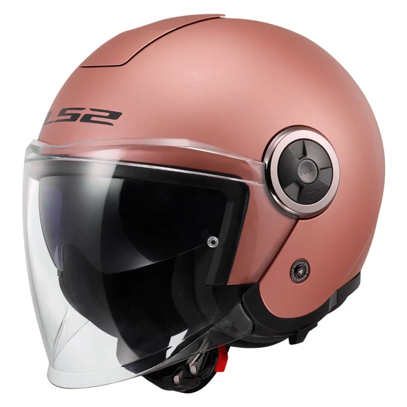 Ls2 Classy Mat Gold Pembe Kask M