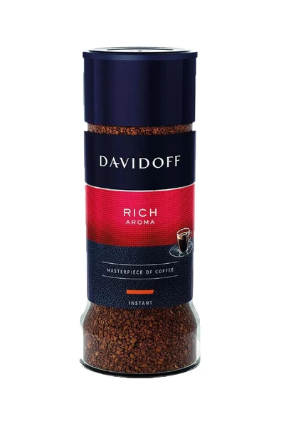 Davidoff Rich ve Fine Aroma Çözünülebilir Kahve 100 gr x 6 Adet - Resim 3