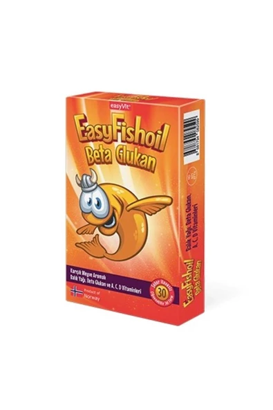 Easyfishoil Beta Glukan Çiğnenebilir 30 Jel Form ürün görseli