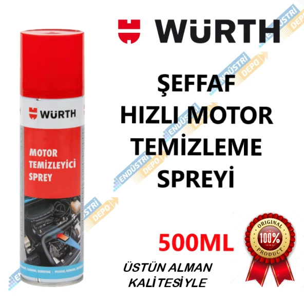 Würth Hızlı Motor Temizleme Spreyi 500 ML