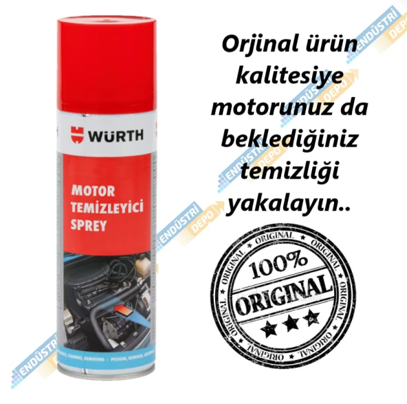 Würth Hızlı Motor Temizleme Spreyi 500 ML - 2