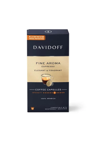Davidoff Fine Aroma Espresso Elegant & Fragrant Kapsül Kahve x 3 Adet - Resim 3