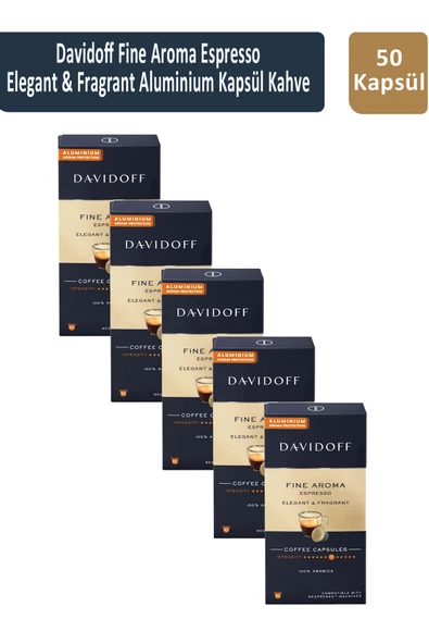 Davidoff Fine Aroma Espresso Elegant & Fragrant Kapsül Kahve x 5 Adet