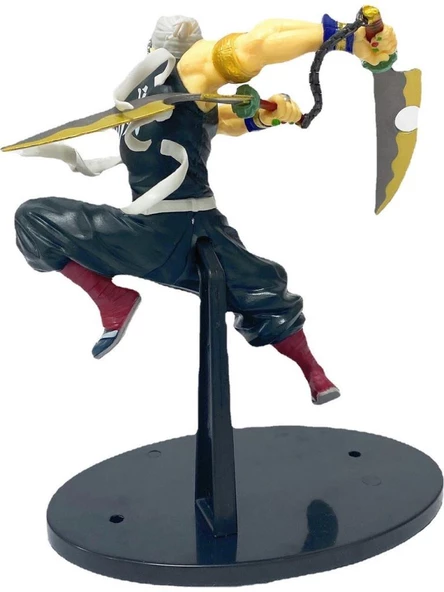 Anime Demon Slayer Tengen Uzui Karakter Figür Oyuncak 21 cm - Resim 3