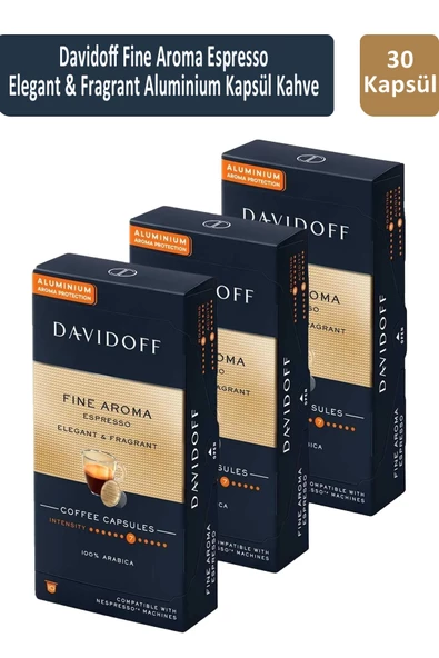 Davidoff Fine Aroma Espresso Elegant & Fragrant Kapsül Kahve x 3 Adet ürün görseli