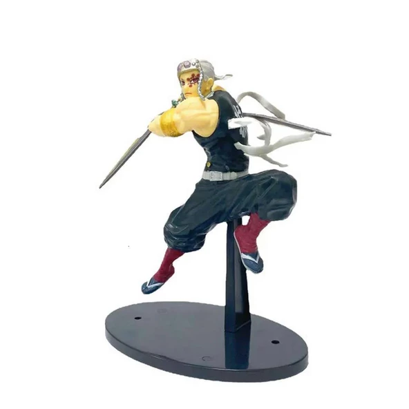 Anime Demon Slayer Tengen Uzui Karakter Figür Oyuncak 21 cm - Resim 4