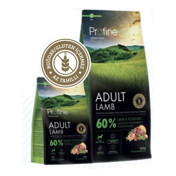Profine 12kg Gluten Free Adult Lamb Glutensiz Kuzu Etli Yetişkin Köpek Maması - 3