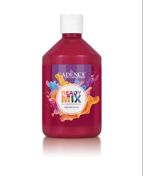 READY MIX AKRİLİK BOYA RM-04 PRIMARY KIRMIZI 500ML