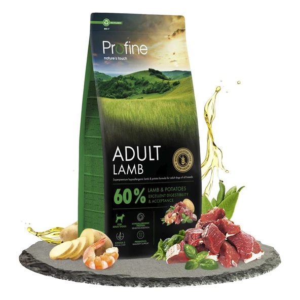 Profine 12kg Gluten Free Adult Lamb Glutensiz Kuzu Etli Yetişkin Köpek Maması - 2