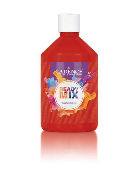 READY MIX AKRİLİK BOYA RM-05 KIRMIZI 500ML