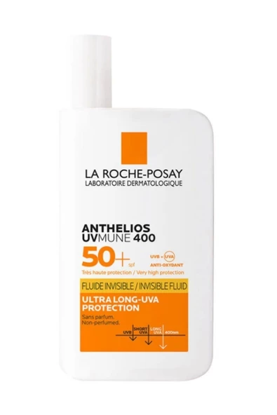 La Roche Posay Anthelios UVmune400 Invisible Fluid SPF50+ Yüz Güneş Kremi 50 ml