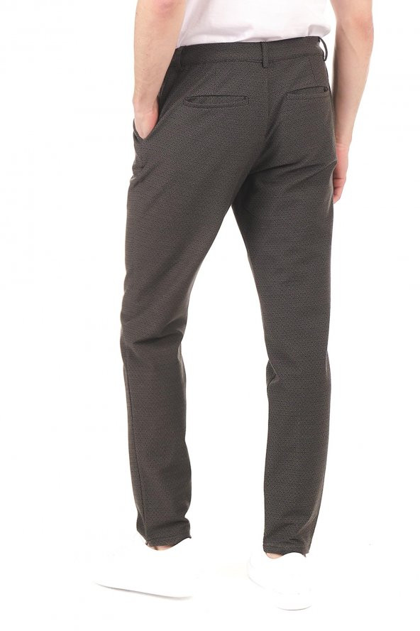 Erkek Beli Bağcıklı Fermuarlı Spor Jogger Pantolon - 3