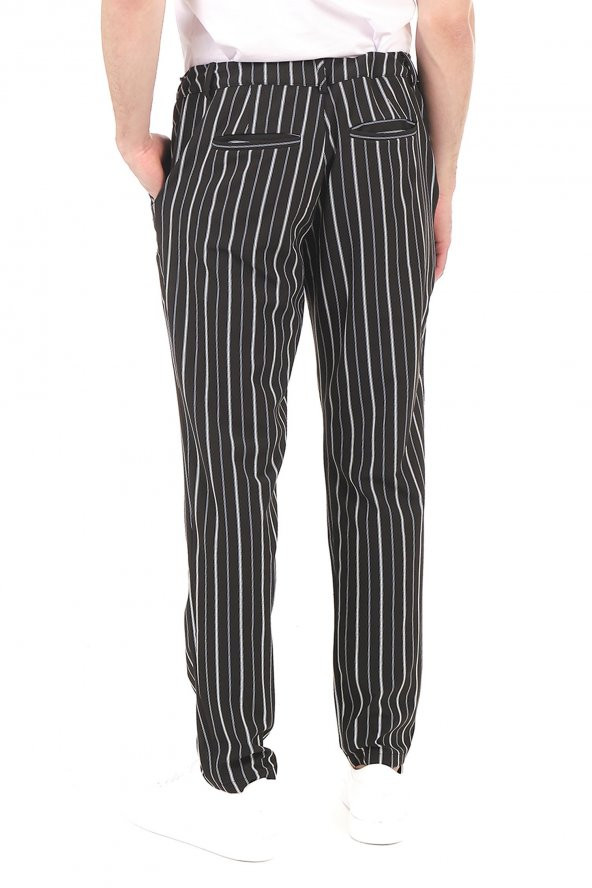 Erkek Beli Bağcıklı Fermuarlı Spor Jogger Pantolon - 11