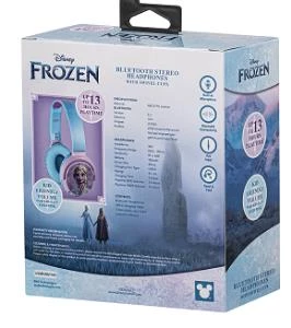 Bluetooth Kulaklık Disney Frozen Karlar Ülkesi Anna Elsa Mikrofonlu Kablosuz Çocuk Kulaklığı Lisanslı DY-9955-fr2 - Resim 2