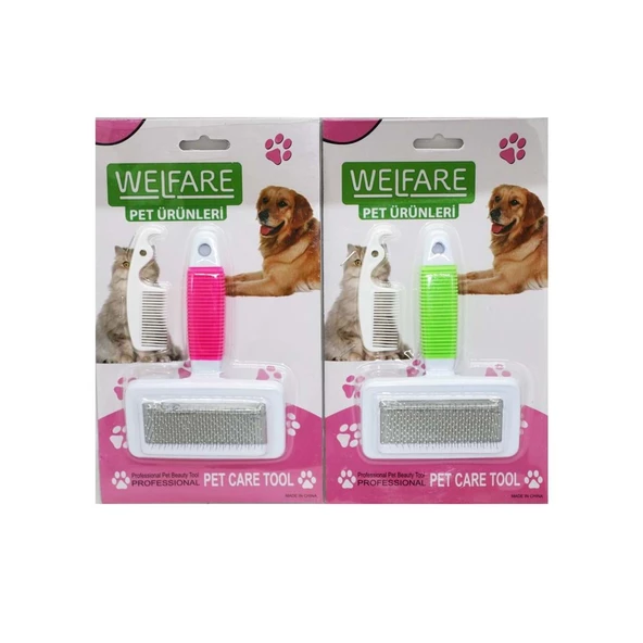 Walfare Fosforlu Kedi Köpek Tarağı 5x9 cm - 14 cm