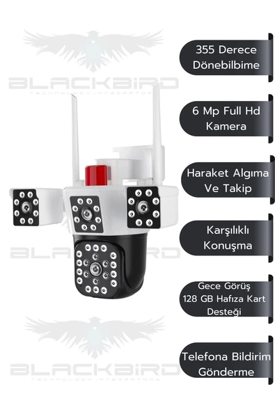 Okam-3023 2 Kameralı 6 Mp Dual Lens Wifi Ptz Kamera - 3