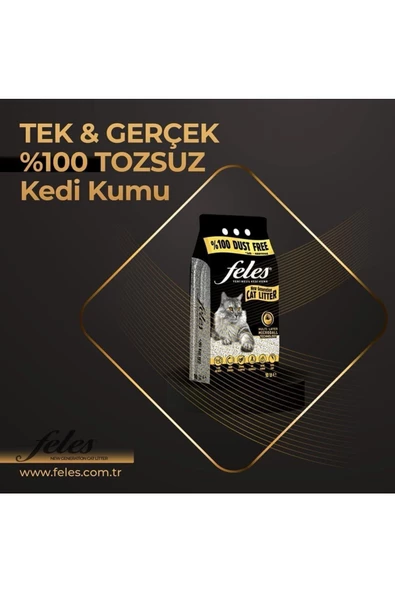 Feles Kedi Kumu %100 Tozsuz 10lt - Resim 3