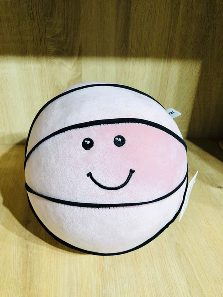 Yumuşak Peluş Basketbol Topu Sevimli Top Pembe