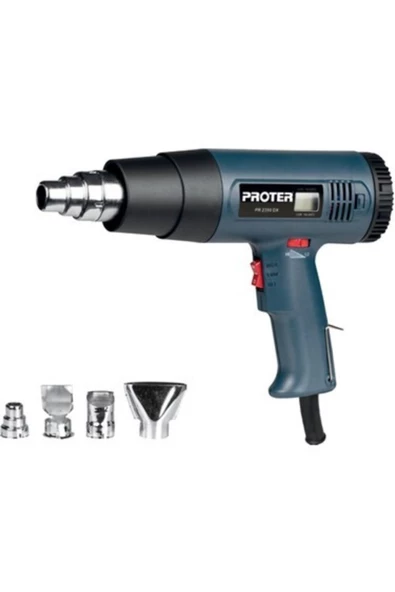 Proter Pr 2350 Dx Dijital Isı Göstergeli Sıcak Hava Tabancası