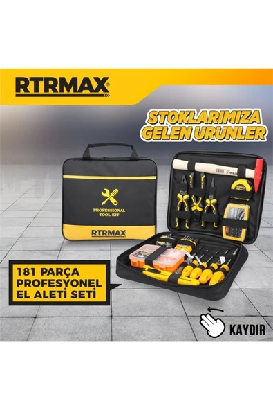 Rtrmax Profesyönel El Aleti Seti 181 Parça Rtk1002