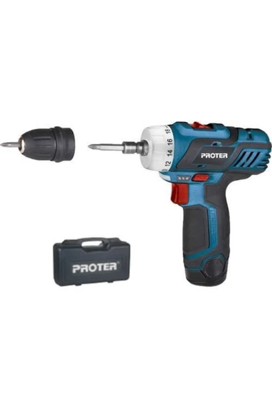 Proter Darbesiz Şarjlı Vidalama Pst 222 Plus 2 Volt 2.0 - 2.4 Ah 2 Yıl Tek akü Li-Ion Akülü Vidalamalar Ta