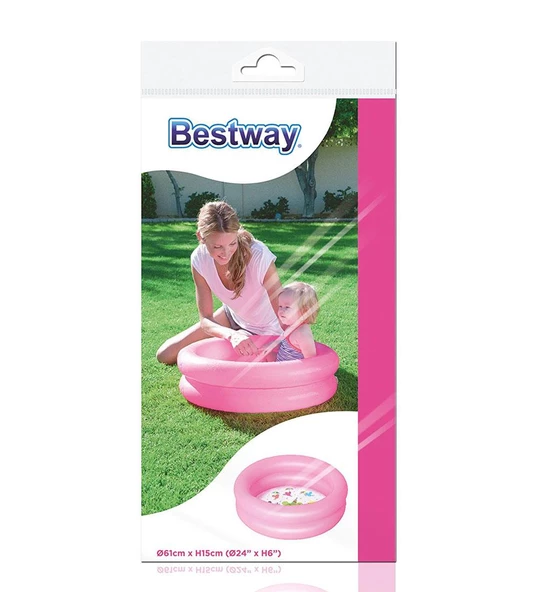 Bestway 2 Boğum Desenli Zeminli Çocuk Havuzu, (61x15 cm) 51061 - 3