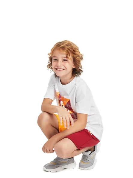 Galatasaray Lisanslı Logolu Beyaz Çocuk T-shırt - 4